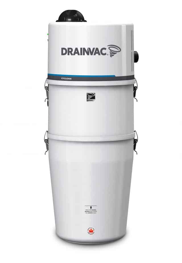 DrainVac DV1R12 wet and dry central vacuum