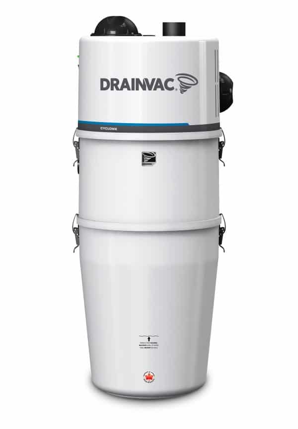 DrainVac DV1R15 residential wet and dry central vacuum