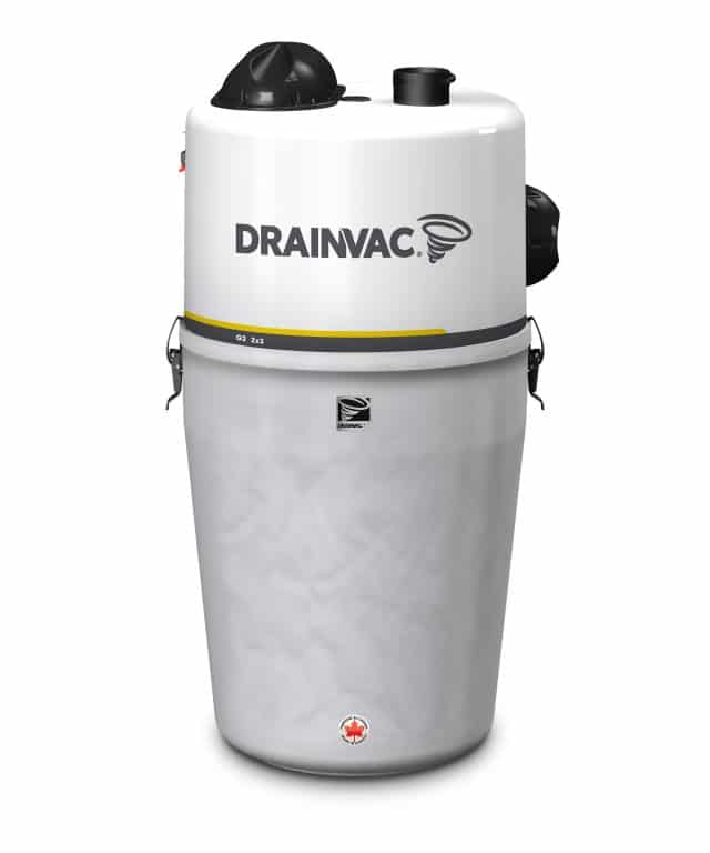 DrainVac G2-2X3-M residential central vacuum