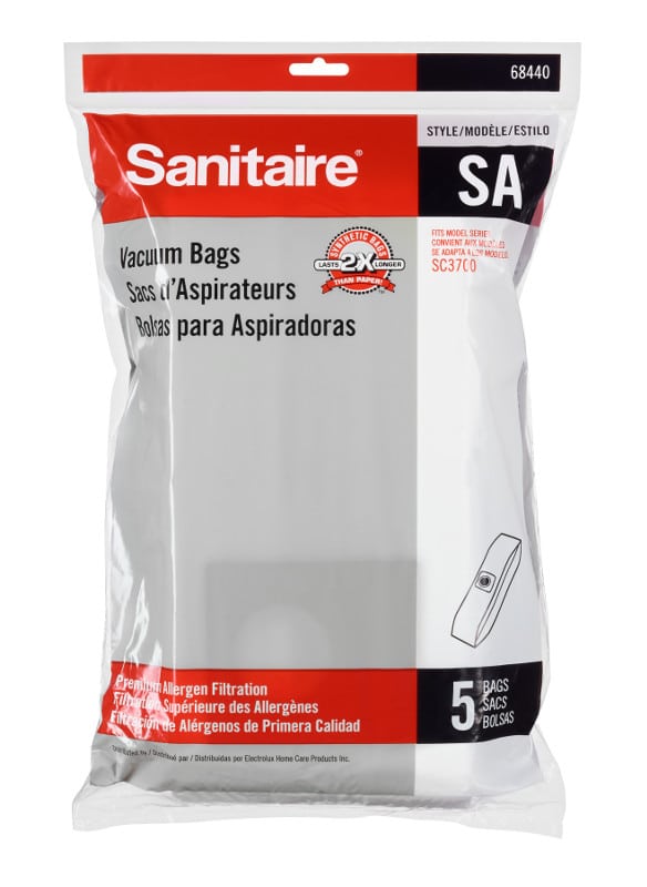 Sanitaire SA canister vacuum bags