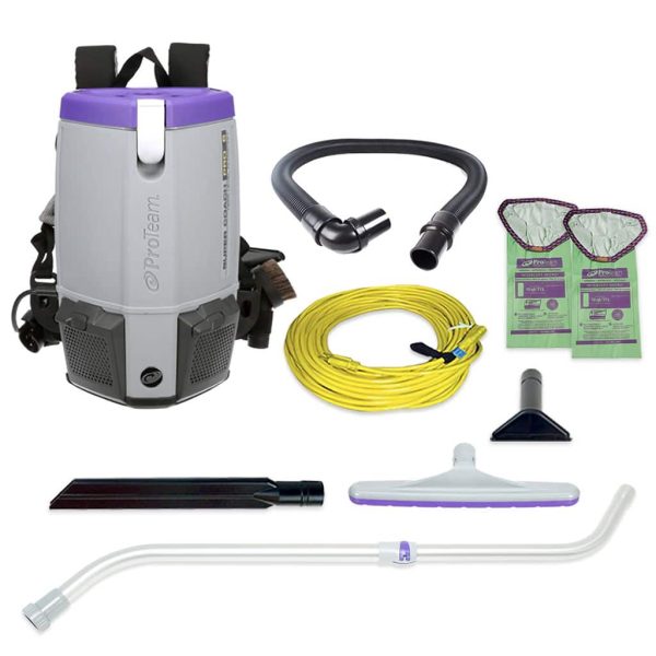 Proteam Super Coach Pro 6, commercial backpack vacuum 107310