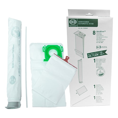 Sebo upright vacuum bags and filters